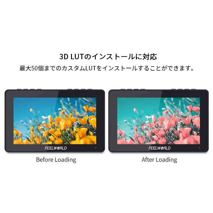 Feelworld LUT7S Pro フィールドモニター 7インチ 超高輝度 2200nit タッチスクリーン